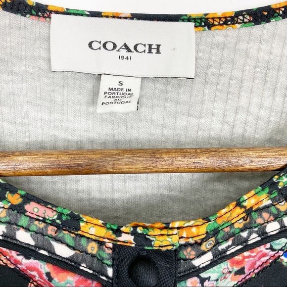 Coach Sleeveless Tank Top Multicolored Size Small - Picture 6 of 7